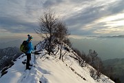 Anello con neve del Monte Gioco da Spettino il 22 marzo 2018 - FOTOGALLERY